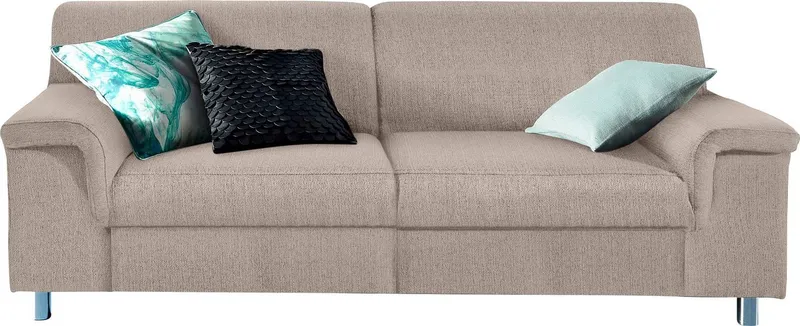 Home affaire 2,5-Sitzer Jamie zeitlos elegant, klares Design, komfortabel, Beige, – Produktbild 3 von 5