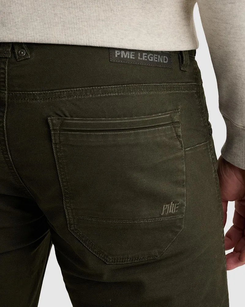 PME Legend PME Legend Nightflight Hose Structure Dunkelgrün - Größe W 36 - L 34, Dunkelgrün, – Produktbild 4 von 5