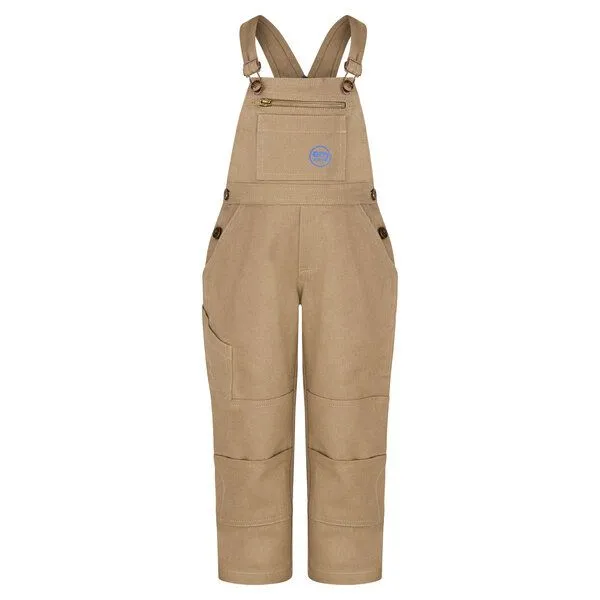 enywear enywear Kinder-Latzhose aus Hanf LUISY, Sand, – Produktbild 1 von 2