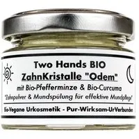 Two Hands BIO Two Hands BIO Zahnpulver „Odem“ mit Bio-Pfefferminze & Bio-Zitronenmyrte - Zahnpasta-Ersatz - Bio Vegan – Produktbild 1 von 1