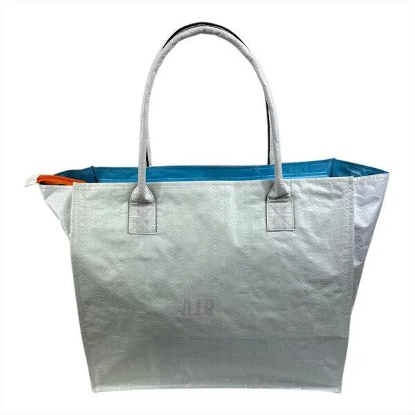 Beadbags Beadbags Einkaufstasche Ri94 recycelter Reissack, Meerjungfrau weiß, – Produktbild 3 von 4