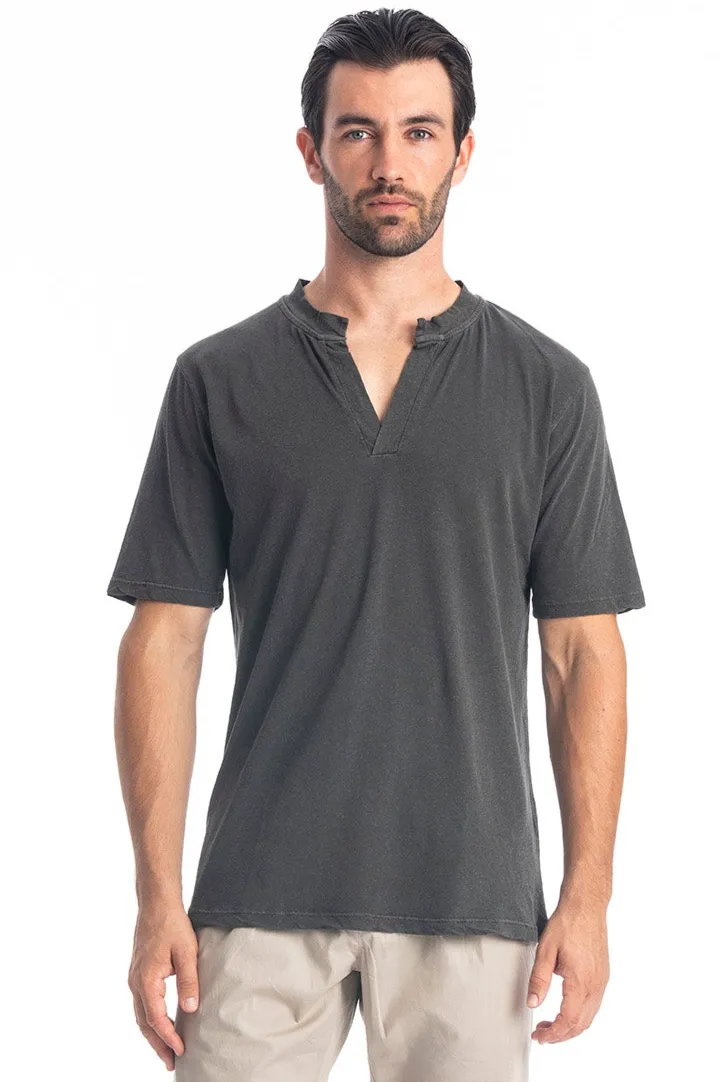 RAVENS VIEW IBIZA RAVENS VIEW IBIZA Herren vegan T-Shirt Cruise Anthrazit, Dunkelgrau, – Produktbild 2 von 2