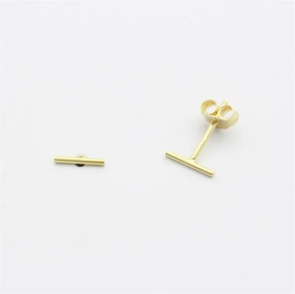 Jewelberry Jewelberry Stecker Tiny Bar, Gold, – Produktbild 2 von 2