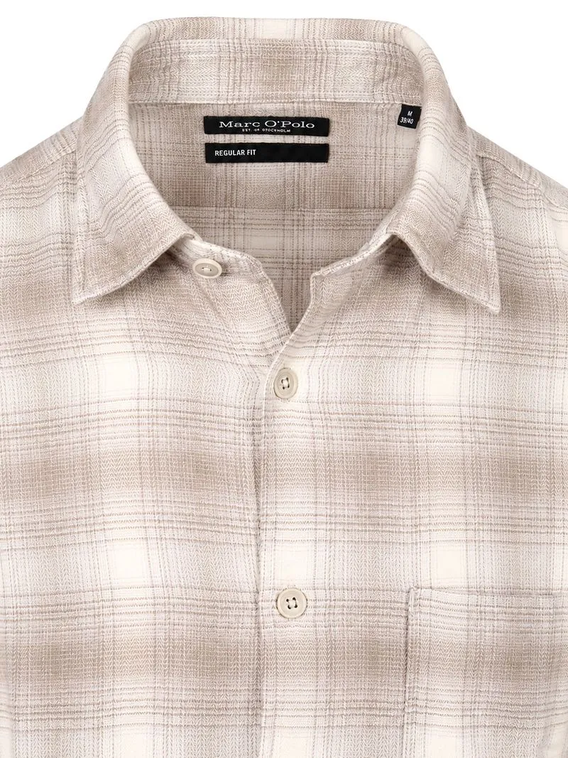 Marc O'Polo Marc O'Polo Shirt Check Beige - Größe L, Multicolour, – Produktbild 3 von 5
