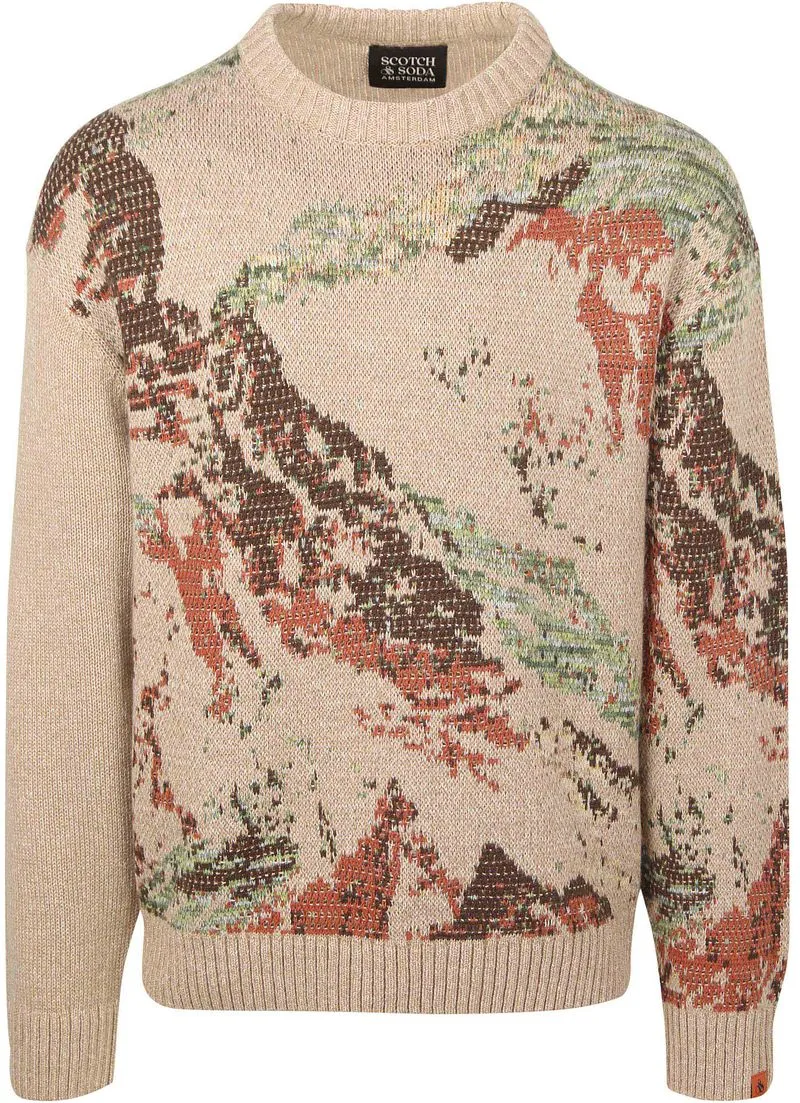 Scotch and Soda Scotch and Soda Mountain loose fit pullover, Multicolour, – Produktbild 2 von 3