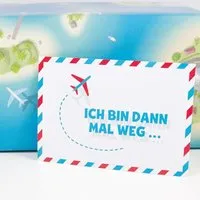 Bow Hummingbird Bow & Hummingbird Postkarte "Ich bin dann mal weg" – Produktbild 1 von 1