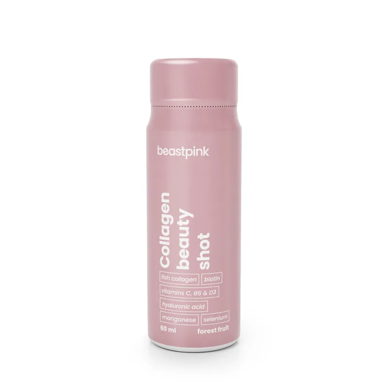 GymBeam retail GymBeam retail BeastPink Kollagen Beauty Shot 60 ml Waldfrüchte – Produktbild 1 von 1