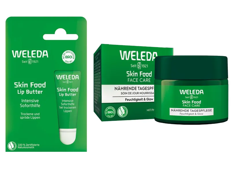 Weleda WELEDA Skin Food Tagespflege & Lip Butter Set 1 Sparset – Produktbild 1 von 1