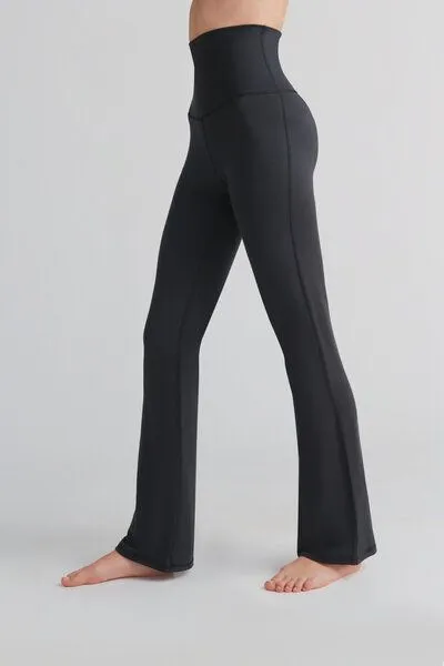 True North True North Damen Flare Comfort Pants aus Modal Hose Yogahose T1321, Schwarz, – Produktbild 2 von 2