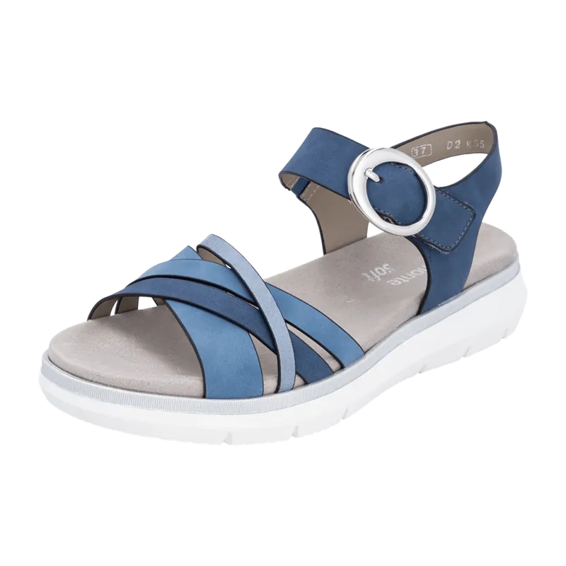 Remonte Remonte Sandale für Damen, Blau, – Produktbild 1 von 5