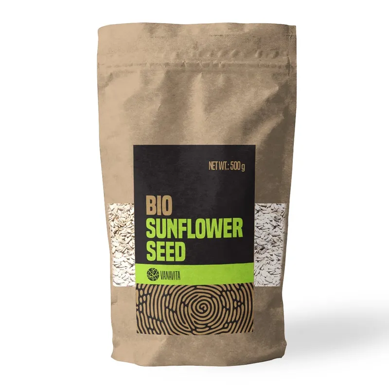 GymBeam Bio VanaVita Bio-Sonnenblumenkerne 500 g – Produktbild 1 von 1