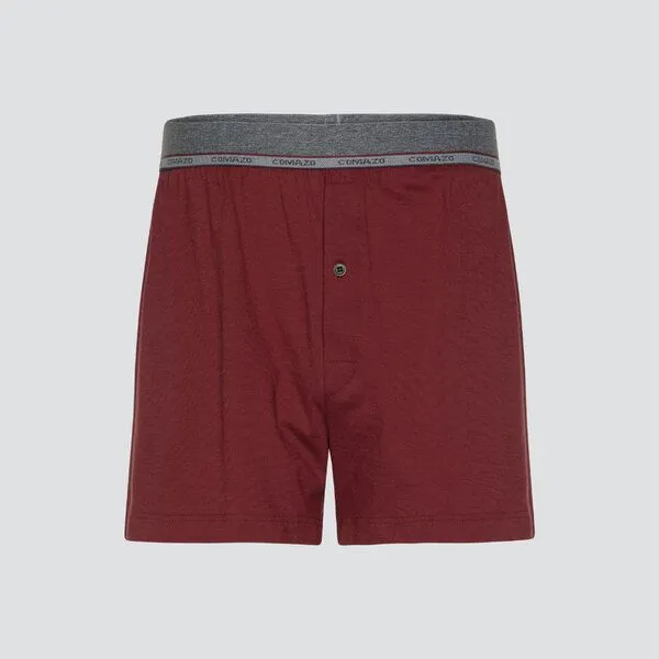 comazo|earth comazo|earth Fairtrade Boxer-Shorts | GOTS zertifiziert, Bordeaux, – Produktbild 3 von 4