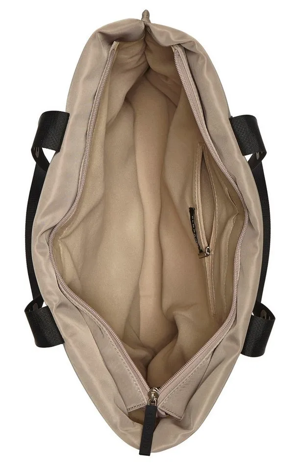 Elbsand Elbsand Shopper Schultertasche, Saunatasche, Wellnesstasche, Einkaufstasche, Badetasche, Strandtasche, Henkeltasche aus weichem Material VEGAN, Beige, – Produktbild 4 von 5