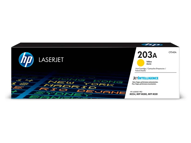 Hewlett Packard hp Toner CF542A, Nr. 203A gelb – Produktbild 1 von 1