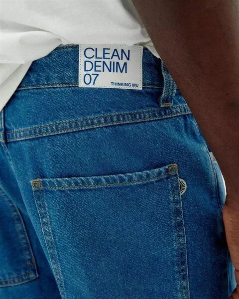 thinking mu thinking mu Jeanshose Straight-Fit Modell: David, Tusa denim (hell blau), – Produktbild 3 von 4