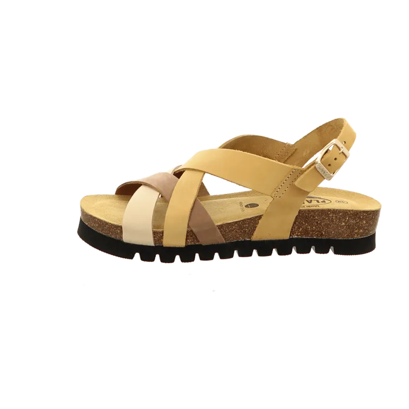 Plakton Plakton Bequeme Sandalen für Damen, Braun, – Produktbild 2 von 7