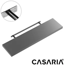 Casaria® Casaria Casaria Wandregal Schweberegal 90cm grau + Halterung – Produktbild 1 von 1