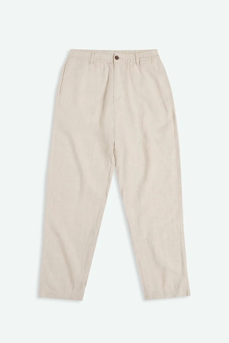 Kings Of Indigo Kings of Indigo Herren vegan Hose Teti Aus Ungefärbtem Leinen, Beige, – Produktbild 1 von 2