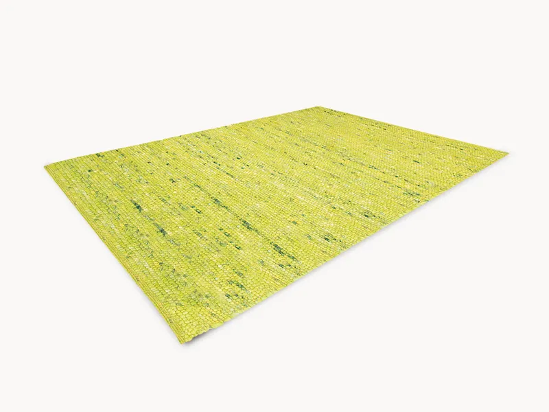 allnatura Schurwollteppich "Toso" | 60x120 cm, Gelb, – Produktbild 1 von 2