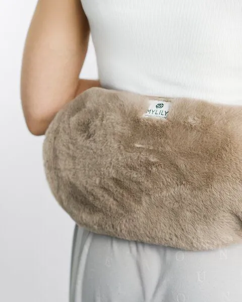 MYLILY MYLILY Wärmflaschengürtel | Wärmegürtel, Taupe, – Produktbild 3 von 4