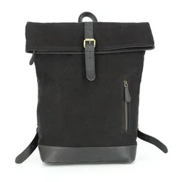 GLOBO Fair Trade GLOBO Fair Trade Laptoprucksack LONI aus Canvas & mattem Ökoleder – Produktbild 1 von 1