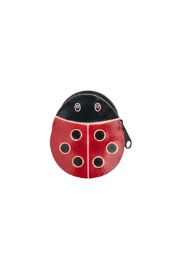 Tranquillo Handgeprägte Geldbörse LADYBUG – Leder - rot – Produktbild 1 von 1