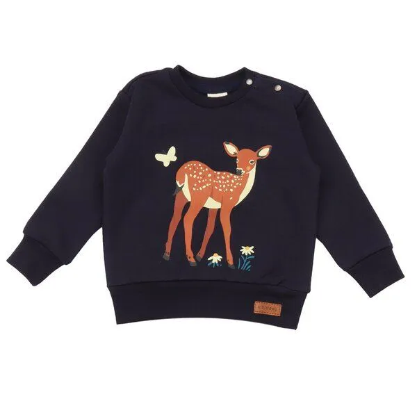Walkiddy Walkiddy Baby Deers-Sweatshirt, Blau, – Produktbild 1 von 1