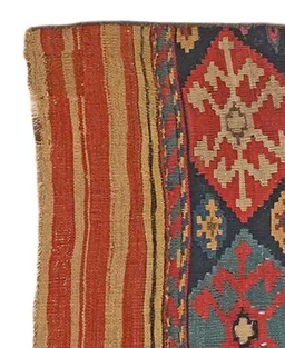Rugtales Kelim Mehrfarbig „Rugtales“ aus Schurwolle, 86x120 cm – Produktbild 1 von 1