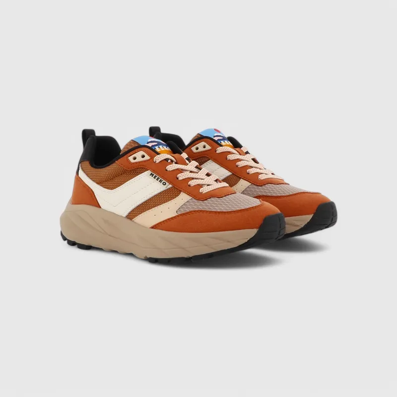 MEEKO MEEKO Herren vegan Schuhe Pongo Camel, Dunkelorange, – Produktbild 2 von 2
