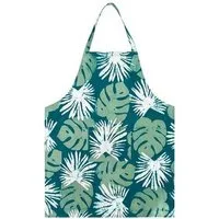 Global Mamas Global Mamas Küchen-Wendeschürze aus Biobaumwolle & Upcycling Mehlsack, Kakum (grün), – Produktbild 1 von 1