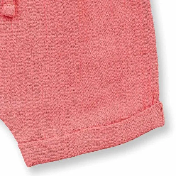 Sense Organics Sense Organics Baby Shorts, Modell CHARLIE, Pfirsichrosa, – Produktbild 4 von 4