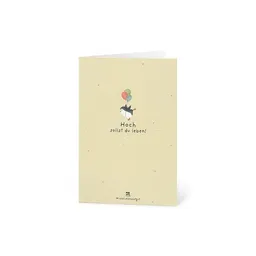 Die Stadtgärtner Die Stadtgärtner Grußkarte mit Saatpapier und Umschlag I Schöne Karte für Geburtstage & Glückwünsche I Saatpapier enthält hochwertige Wildblumen-Samen – Produktbild 1 von 1
