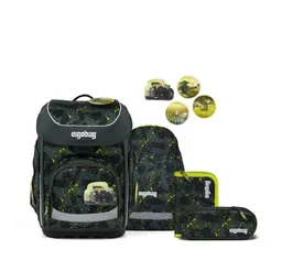 Ergobag Ergobag Schulranzen Cubo (inkl. Etui (befüllt), Schlamperrolle, Sportbeutel und Kletties, 5tlg) – Produktbild 1 von 1