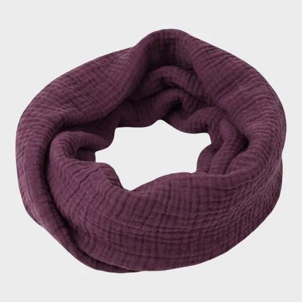 Der Lindwurm Der Lindwurm Musselin- Schal, Aubergine (lila), – Produktbild 3 von 4