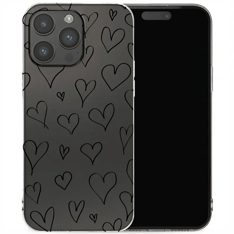 imoshion imoshion Design Hülle für das Apple iPhone 15 Pro Max - Hearts, Transparent, – Produktbild 1 von 1