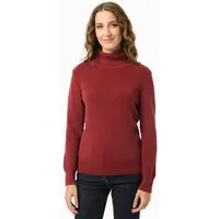 ORGANICATION ORGANICATION Rollkragenpullover aus Bio-Baumwolle, Merlot, – Produktbild 1 von 1