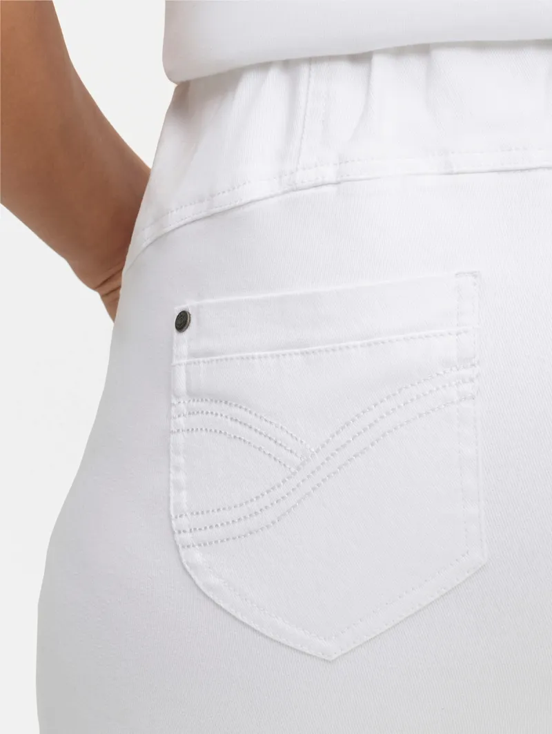sheego Jeggings, White denim, – Produktbild 1 von 2