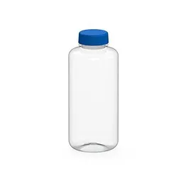 elasto elasto Trinkflasche Refresh, 1 l, RENEW, transparent/standard-blau PP – Produktbild 1 von 1