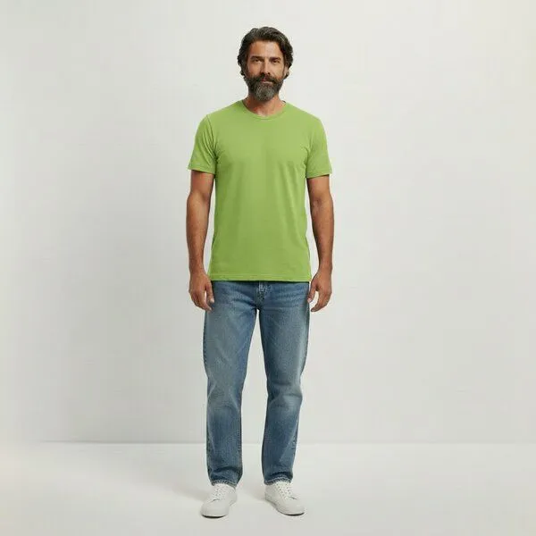 YTWOO YTWOO Regular Herren T-Shirt Light, Lime, – Produktbild 1 von 3