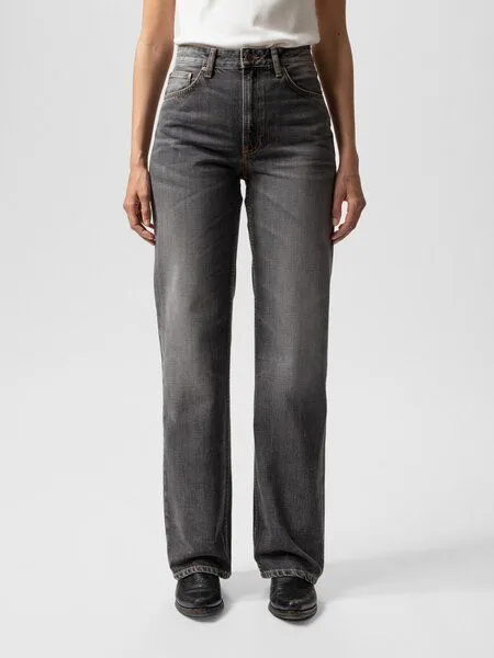Nudie Jeans Nudie Jeans Damen Jeans - Clean Eileen - Grey Crosshatch, Grey, – Produktbild 1 von 3