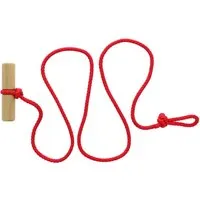 Gloco Zugseil für Rodel oder Schlitten rot Länge ca. 118 cm – Produktbild 1 von 1