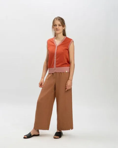MATONA Matona Weste aus Baumwolle für Frauen / Buttoned Vest, Magma, – Produktbild 3 von 4