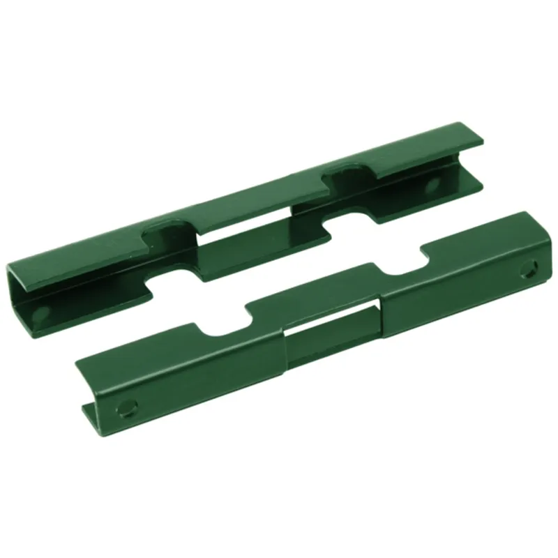 Alberts ALBERTS Mattenverbinder für Doppelstab-Gittermatten, feuerv.grün, f.PF Ø48mm m.Bohrung – Produktbild 1 von 1