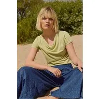 Tranquillo Jerseyshirt Giina aus Bio-Baumwolle - fennel green / S – Produktbild 2 von 2