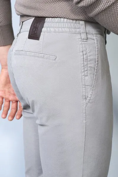 M 5 BY MEYER M 5 BY MEYER Chino mit Stretchbund, Grau (grau), – Produktbild 7 von 8