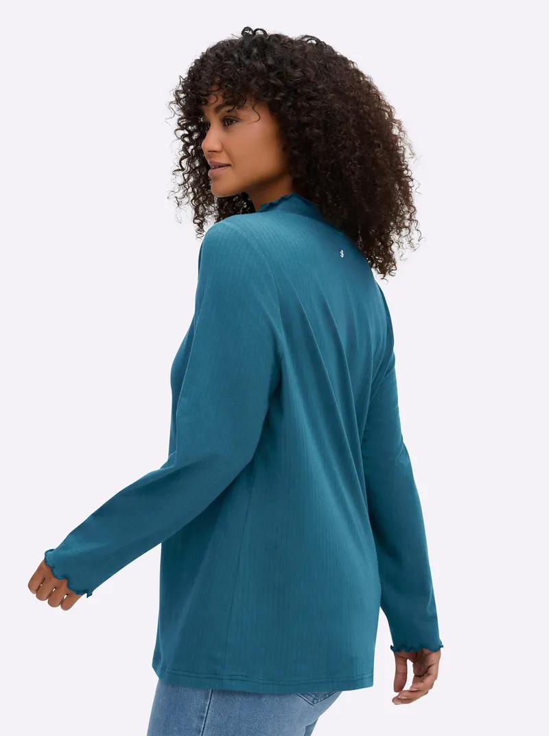 sheego Rollkragenshirt topas, Topas, – Produktbild 1 von 2
