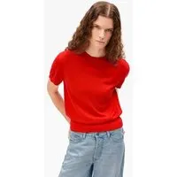 ARMEDANGELS ARMEDANGELS FINE KNIT Damen Strickshirt aus TENCEL Modal Mix, Mars red, – Produktbild 1 von 1