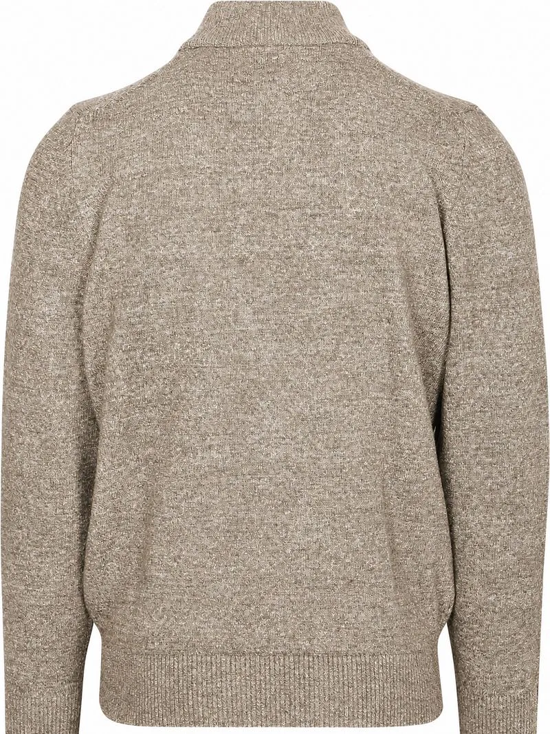 State of Art State Of Art Pullover Sportzip Braun - Größe M, Braun, – Produktbild 4 von 4