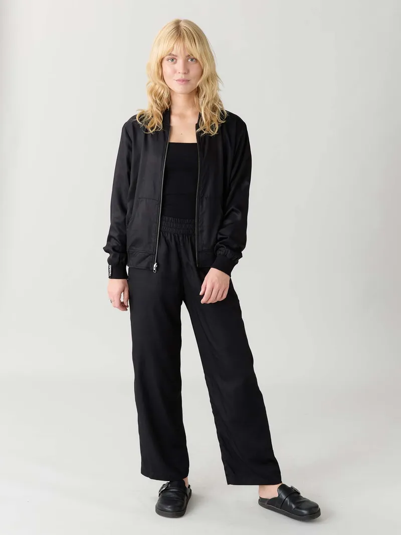 Yahmo Yahmo Damen vegan Jacke Bomber Reversible Ruth Eclipse/Schwarz, Schwarz, – Produktbild 1 von 2