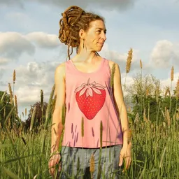 Cmig Cmig Damen Tank-Top Erdbeere in canyon pink – Produktbild 1 von 1